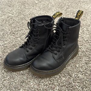 Dr. Martens Black Kids Boots